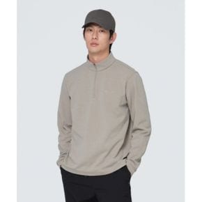 스노우피크 반집업 긴팔 티셔츠 (S24FMTZT10) Beige Gray