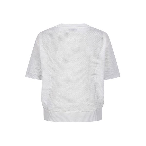 로고 반팔 니트 MK4MP339