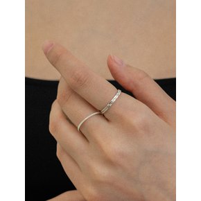 [Silver 925] Basic Line Ring-2