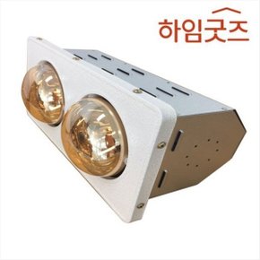 욕실히터 2구 벽걸이 절절형 골드 국산 1초급속 난방기 방수 가정용 공중 화장실 동파방지 제습 개별스위치