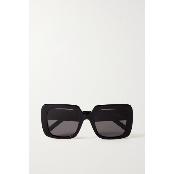 디올 와일디올 S3u 스퀘어 프레임 아세테이트 선글라스 블랙 42247633208380357