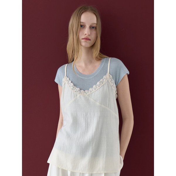 레이스 슬리브리스 아이보리 amr2325