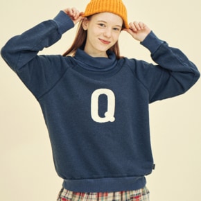 [24FW 15%] 터틀 맨투맨 (Q자수) 네이비 243605SNV