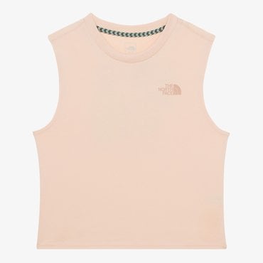 노스페이스 [노스페이스 공식] NT7VR00D 에버그린 슬리브리스_PALE PEACH