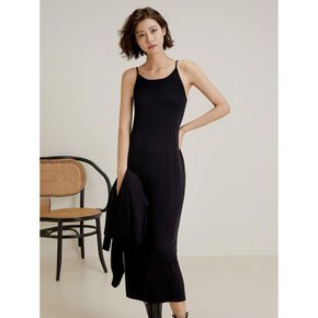 LS_Slim fit knitted long dress