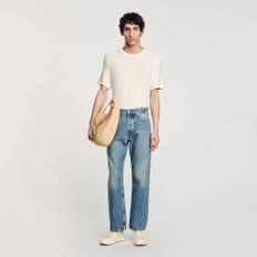 [SANDRO HOMME] 루즈핏 데님 팬츠 SH25S3MRN0333