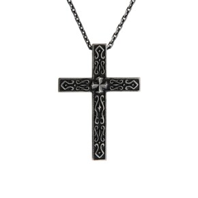 Antique Latin Cross Pendant