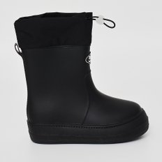 레인부츠 RE-RAIN SHIRRING BOOTS BLACK