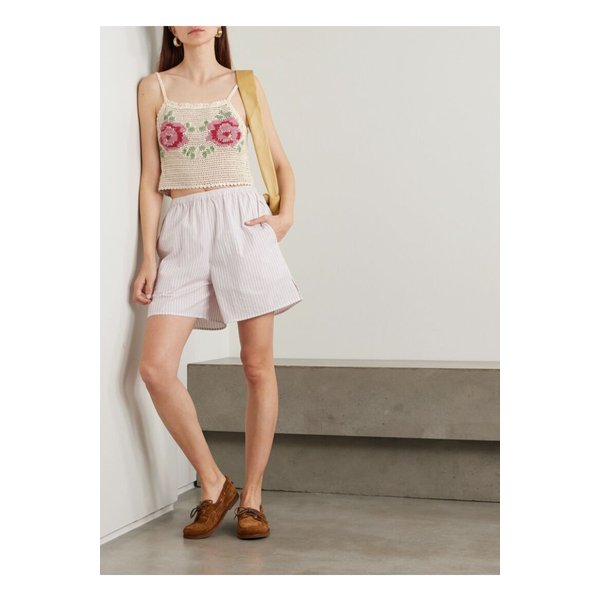 알릭스오브보헤미아 엘리다 크로셰 코튼 탑 베이지 1647597358169487