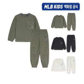(백화점공식)25SS 베이직 아웃도어 우븐 맨투맨 세트 (3color) 7AS2B0151