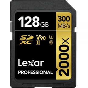 영국 렉사 sd카드 Lexar Professional 2000x 128GB 10Pack SDXC UHSII Cards Up to 300MB/s Read