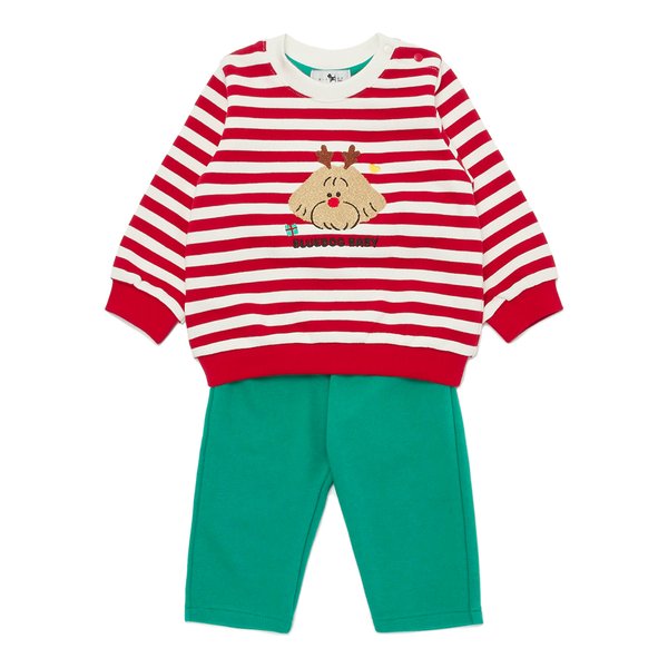 [여주점] [오프라벨 여주점] 블루독베이비 (RD) 포인핸드 X-MAS 상하세트A (44C13-610-10)