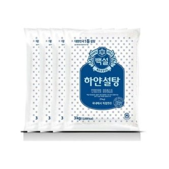  [백설] 백설 하얀설탕 3kg x4봉