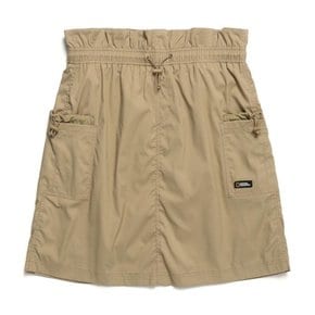 [여주점] N241WSK040 여성 팀버 숏기장 카고 스커트 카멜