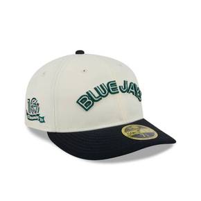 토론토 블루제이스 Forest 바이저 레트로 크라운 59FIFTY 5950 Fitted Hat 9745990