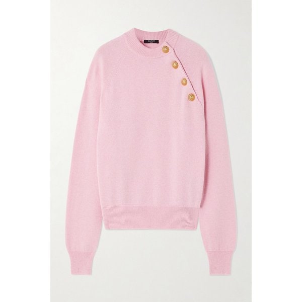 버튼 장식 캐시미어 울 블렌드 스웨터 46376663162945963