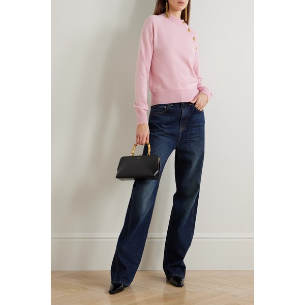 버튼 장식 캐시미어 울 블렌드 스웨터 46376663162945963