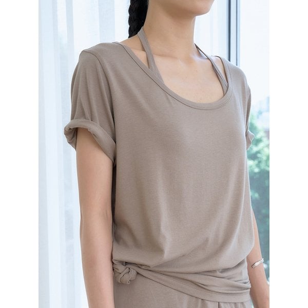 relaxed scoop neck t-shirt (3colors)