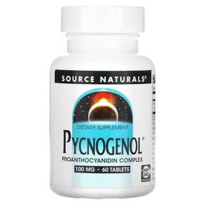 미국직구 Source Naturals 소스내추럴스 피크노제놀 100mg Pycnogenol 60정