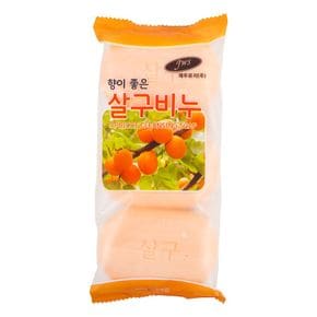 국산 향이 좋은 미용 세수 세안 비누 - 살구