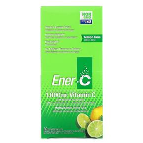 [해외직구] Ener C 에너씨 비타민C 드링크믹스 레몬 라임 9.5g 30입