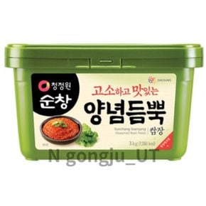 청정원 순창 고소하고 맛있는 양념듬뿍 쌈장 3kg 1개