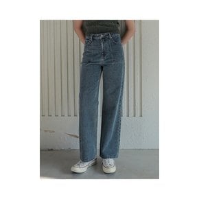 Lossy  Square Pocket High Denim Pants_blue