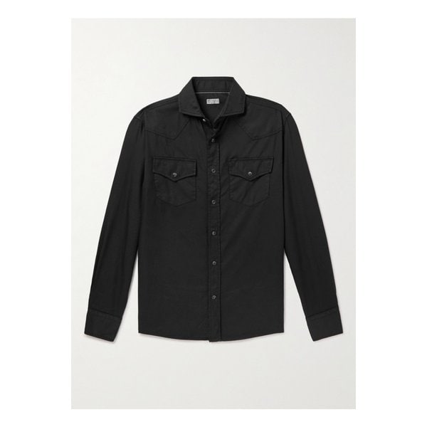 브루넬로쿠치넬리 브러시드 코튼 트윌 셔츠 1647597292908294