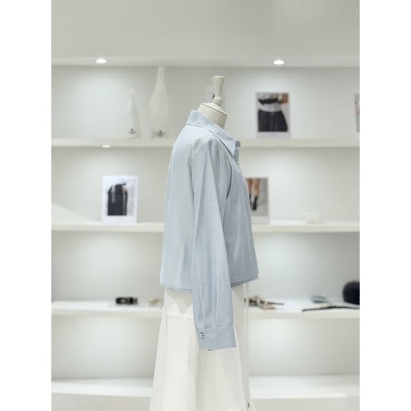 [여주점] 여성 뷔스티에 카라 블라우스 (L261PSC001)