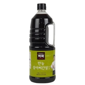  더본코리아 백쿡 백종원 만능장아찌 간장소스 1.8L 1개