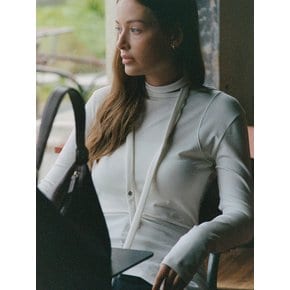 FOULARD LONG LAYERED T-SHIRT [IVORY]