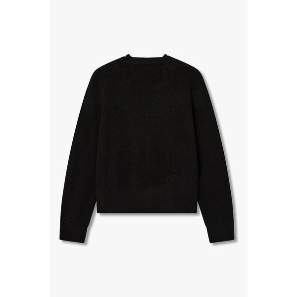 가디건 레이어드 울 블렌드 니트 풀오버 7156150002199