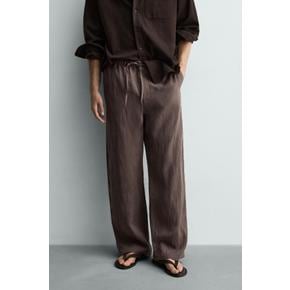 100 린넨 릴렉스핏 팬츠 / 2634/325/737 BROWN / TAUPE