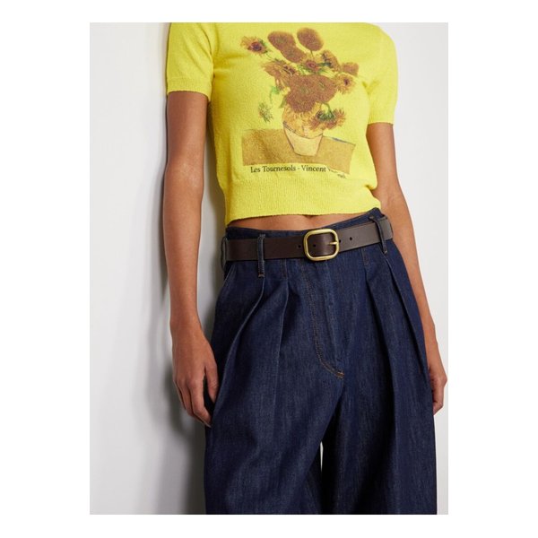 가죽 벨트 다크 브라운 46376663162858962