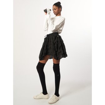 애스플래폼 AW61PS02_더블 도트 볼륨 G 쇼츠_블랙