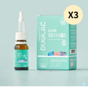 듀오 디 드롭스 돌 아기 유산균 7.5ml X3개