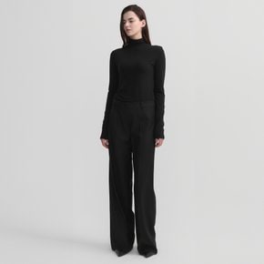 Wide Trousers Black