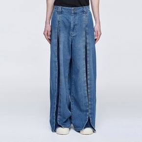 [파주점] 옴므 박스 플리츠 와이드 데님  SH2PT230BL