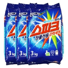 스파크 세탁세제 찬물전용 리필 3kg X 3개