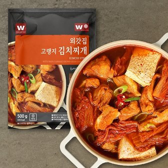 외갓집 국내산 배추와 돼지고기로 만든 고랭지 김치찌개 500g X 10팩