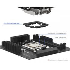 일렉기어 AM5 AMD CPU LGA1718 라이젠 7600X, 7700X, 7900X, 7950X, 그리스 가드, 7000용 히트