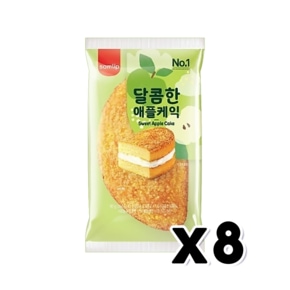 삼립 달콤한 애플케익 베이커리빵 90g x 8개