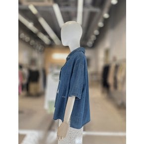 [부산점] 반팔 데님 자수셔츠 A262PWN512