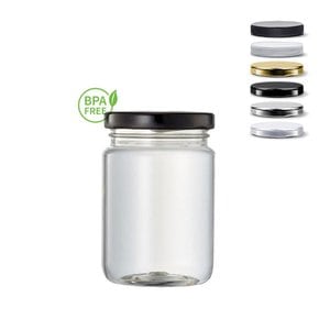 트라이탄 밀폐용기 200ml (금속캡 블랙)