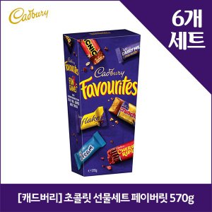 네이쳐굿 캐드버리 초콜릿 선물세트 페이버릿 570g x6