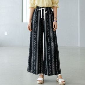 와이드 세미 슬랙스 부츠컷 냉장고 여름 바지 츄러스_P420736436