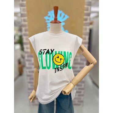 레코브 나염 루즈핏 이중나시 티셔츠(LC41E8ST052X)