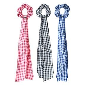 Gingham Tail Scrunchie  깅엄 테일 스크런치