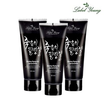 라벨영 쇼킹필링젤 120ml 3개 스페셜 에디션 저자극 얼굴각질 노폐물 블랙헤드제거 스크럽