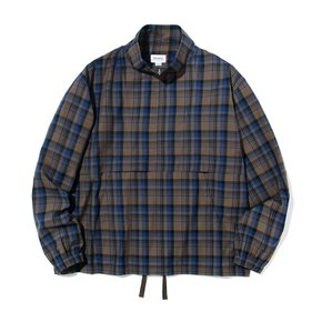 [정상가: 109,000원]라이트 코튼 아노락 자켓 브라운체크 C2001JK07BR